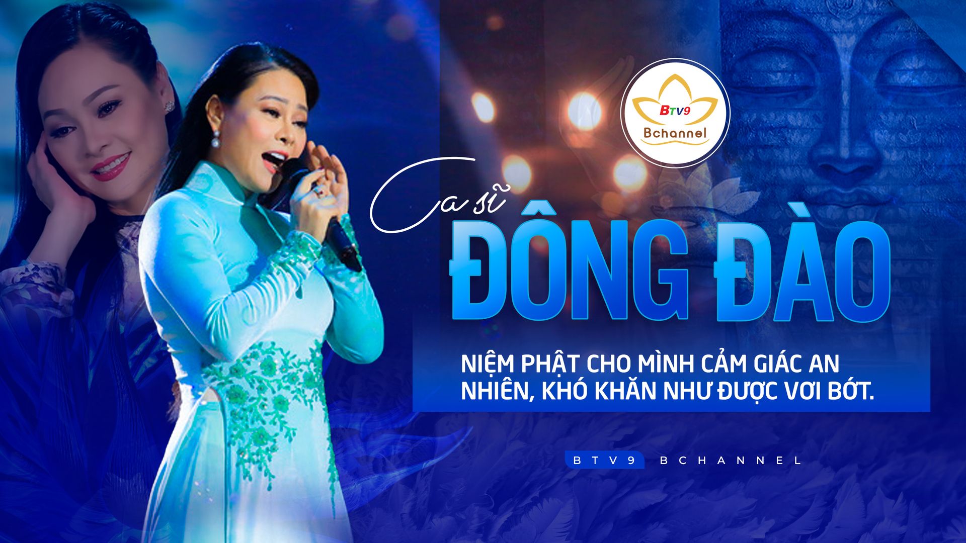 Ca sĩ Đông Đào trong chương trình"Bước ngoặt cuộc đời".