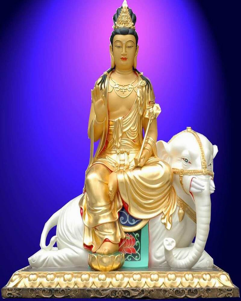 Tranh Phật Phổ Hiền Bồ Tát đẹp tại In Hình Online
