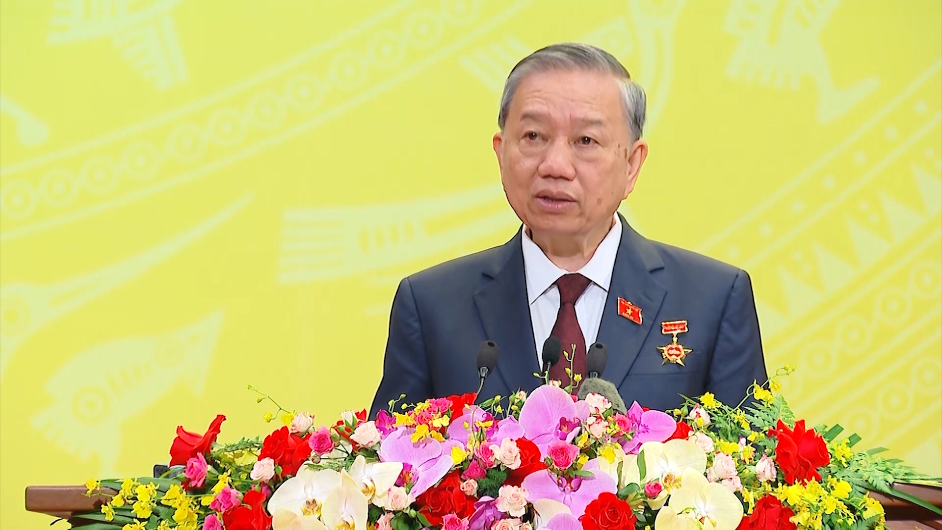 Tổng Bí thư Tô Lâm phát biểu tại chương trình gặp mặt
