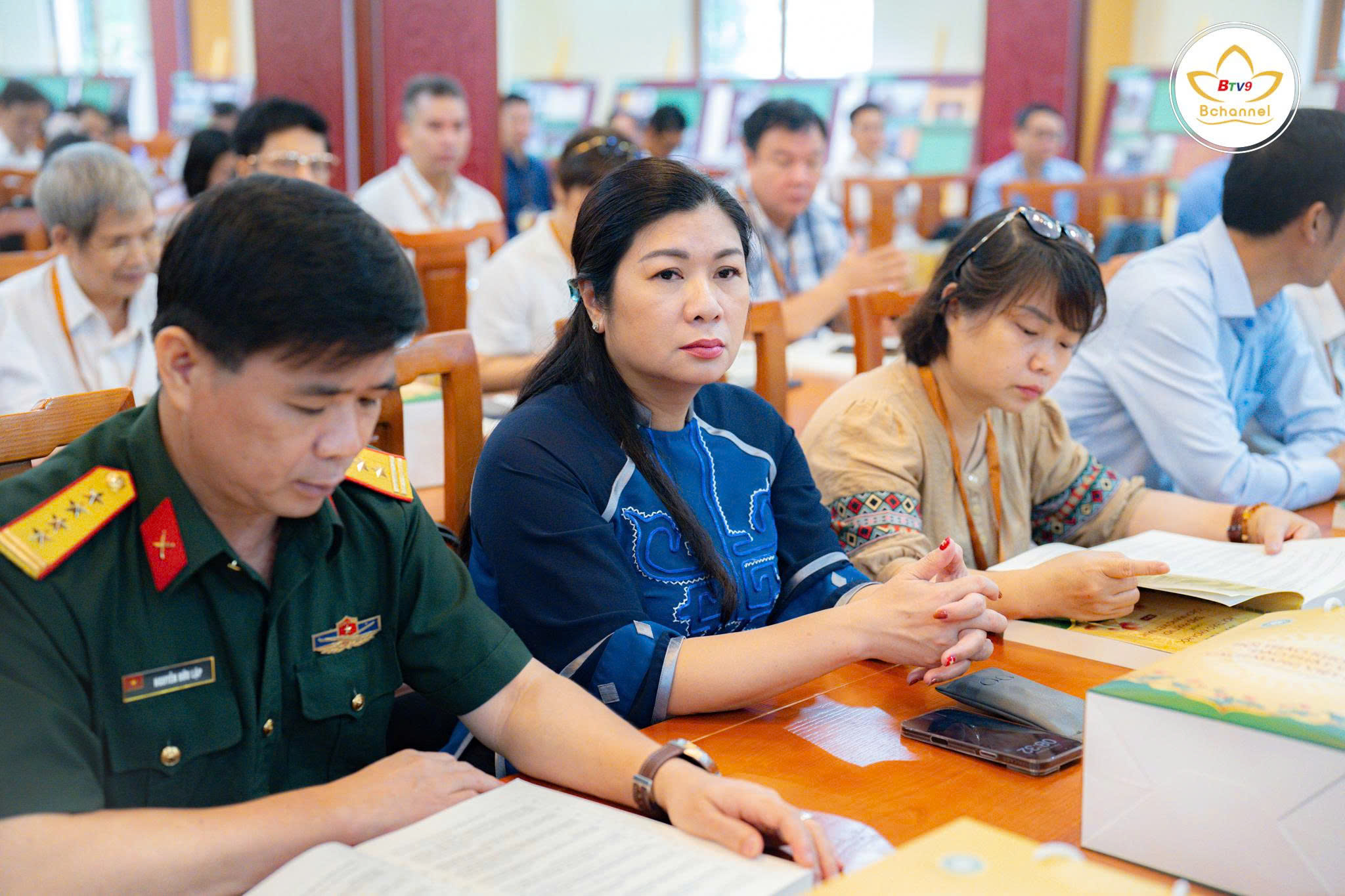 Khách mời tham dự hội thảo Khoa học "Đạo Phật với Cách mạng Việt Nam"