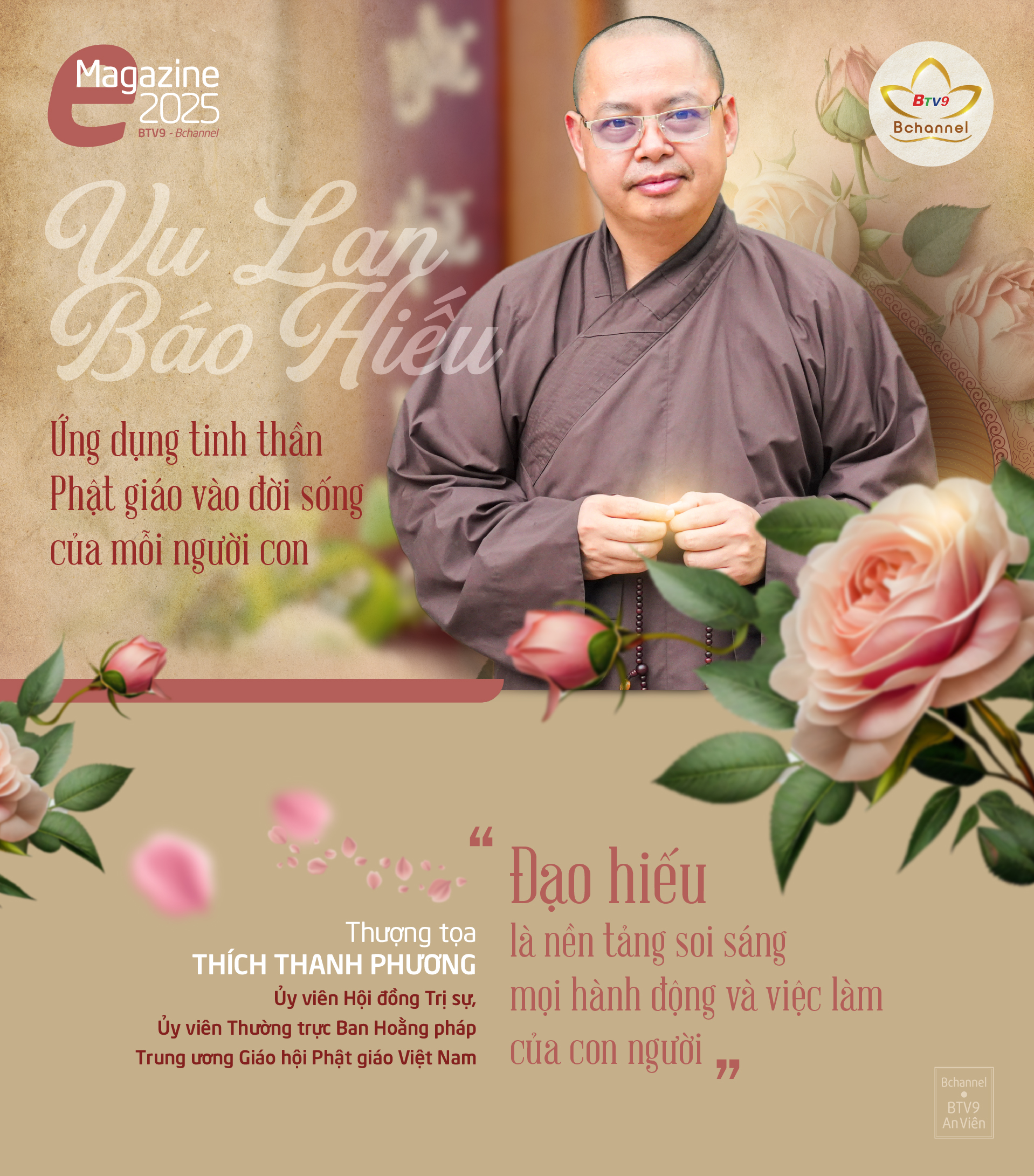 Vu lan báo hiếu - Ứng dụng tinh thần Phật giáo vào đời sống con người