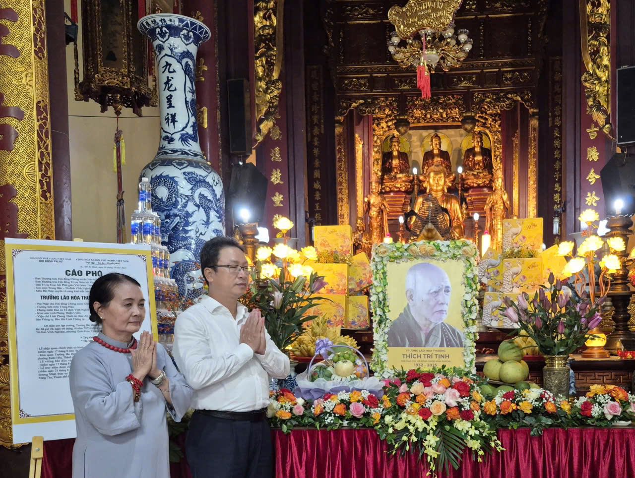Tùng lâm Quán Sứ đỉnh lễ tưởng niệm giác linh Trưởng lão Hòa thượng Thích Trí Tịnh