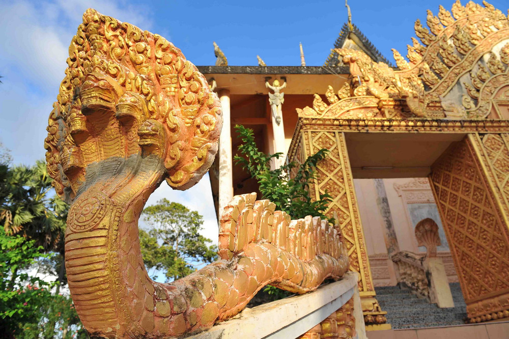 Nghệ thuật trang trí đặc sắc chùa Xiêm Cán