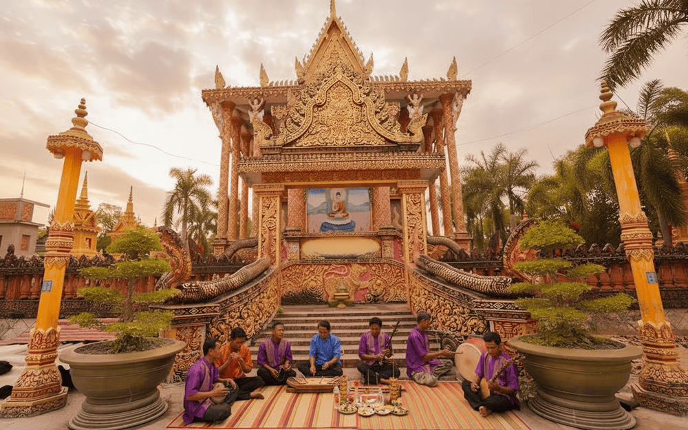 Chùa Xiêm Cán nơi bảo tồn văn hóa người khmer
