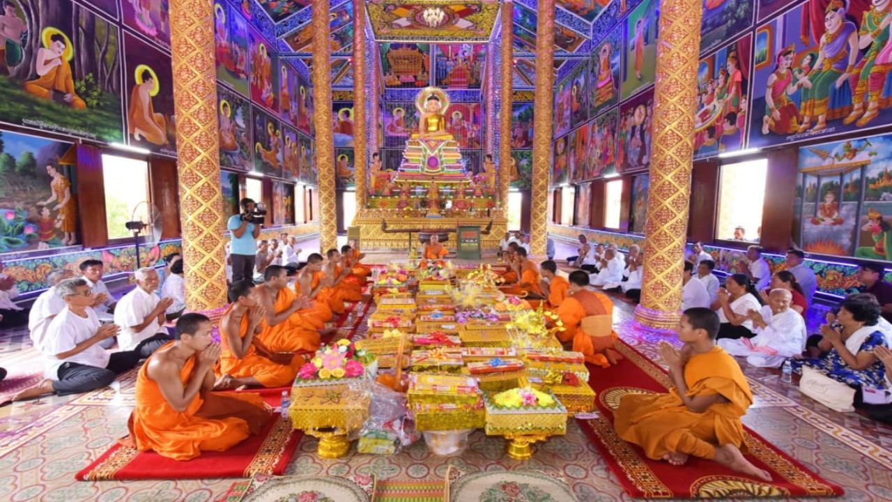 Lễ Dâng Y Kathina tại chùa Xiêm Cán