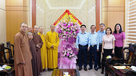 Ban Trị sự GHPGVN tỉnh Phú Thọ chúc mừng thành công Đại hội Đảng bộ tỉnh lần thứ I, nhiệm kỳ 2025 – 2030