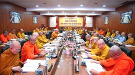 Ban Thường trực Hội đồng Trị sự hội nghị 6 tháng đầu năm 2025