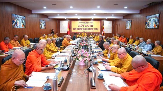 Ban Thường trực Hội đồng Trị sự hội nghị 6 tháng đầu năm 2025