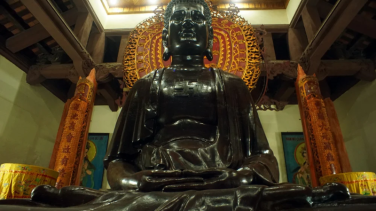 Ngôi chùa sở hữu tượng Phật A Di Đà bằng đồng 