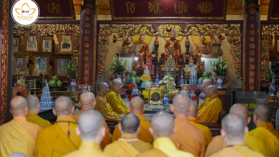 Hà Nội: Chư Tăng Ni chùa Quán Sứ trang nghiêm tác pháp An cư kiết hạ Phật lịch 2569