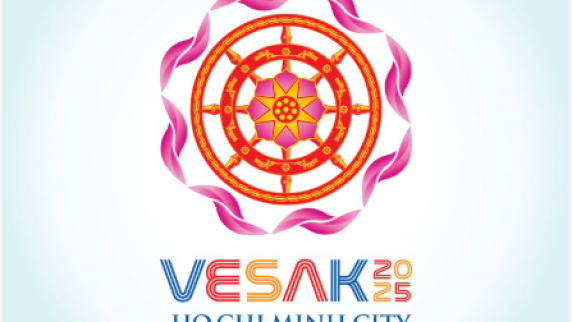 Logo chính thức của Đại lễ Vesak Liên Hợp Quốc 2025 đậm bản sắc Việt