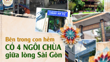 Bên trong con hẻm có 4 ngôi chùa giữa lòng Sài Gòn