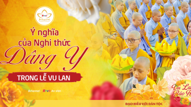 Nghi thức Dâng Y trong Lễ Vu Lan