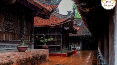 Chùa Đậu ngày mưa: vẻ đẹp trầm mặc giữa không gian cổ kính