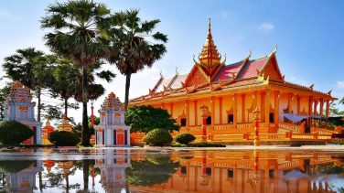 Chùa Xiêm Cán: Viên ngọc vàng của kiến trúc Khmer Nam Bộ