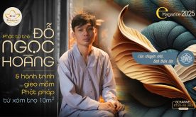 Từ căn trọ 10m2: Hành trình gieo mầm Phật pháp của Phật tử trẻ Đỗ Ngọc Hoàng