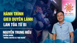 Lan tỏa tinh thần từ bi qua những chuyến xe thiện nguyện