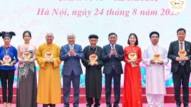 Hà Nội: Gặp mặt đại biểu tiêu biểu các tầng lớp Nhân dân kỷ niệm 80 năm Cách mạng Tháng Tám và Quốc khánh 2/9
